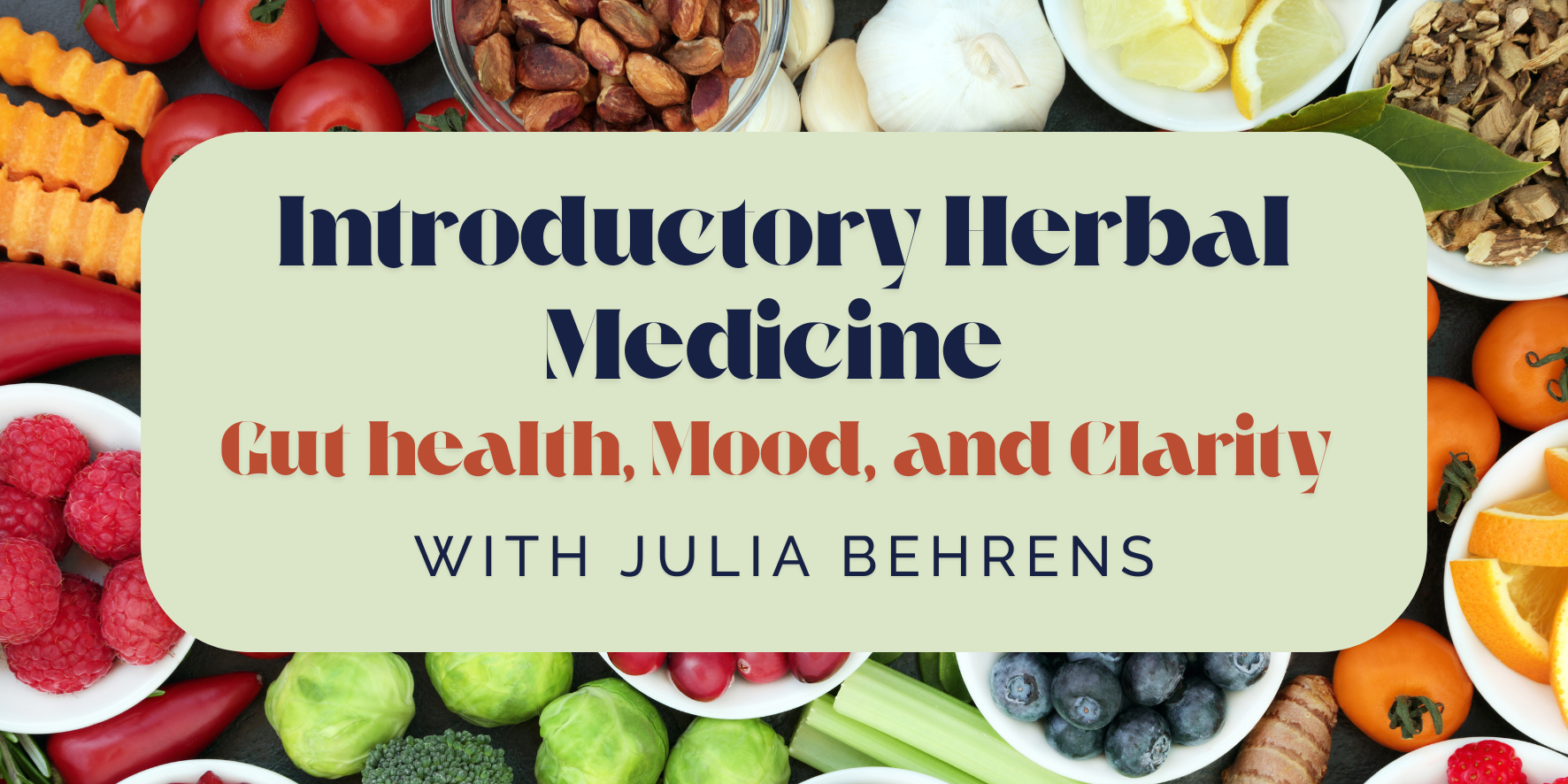 Introductory Herbal Medicine - Gut Health, Mood, and Clarity